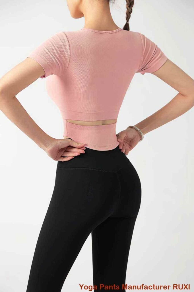 شورت یوگا خط دار RUXI yl3475
